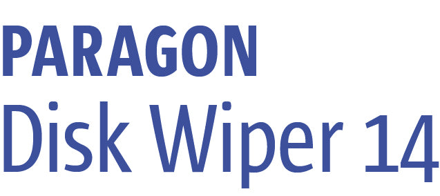 Paragon Disk Wiper 14 パッケージ版
