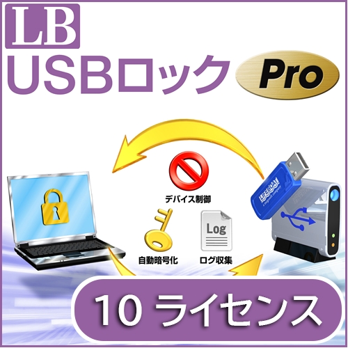 LB USBロック Pro ダウンロード版10ライセンス